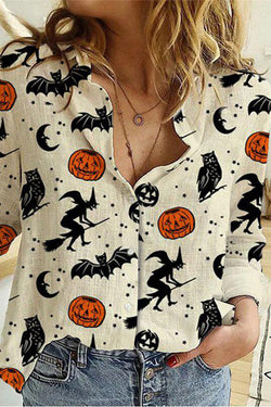 Halloween Print Shirt