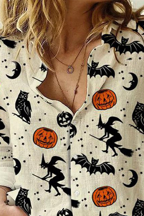 Halloween Print Shirt