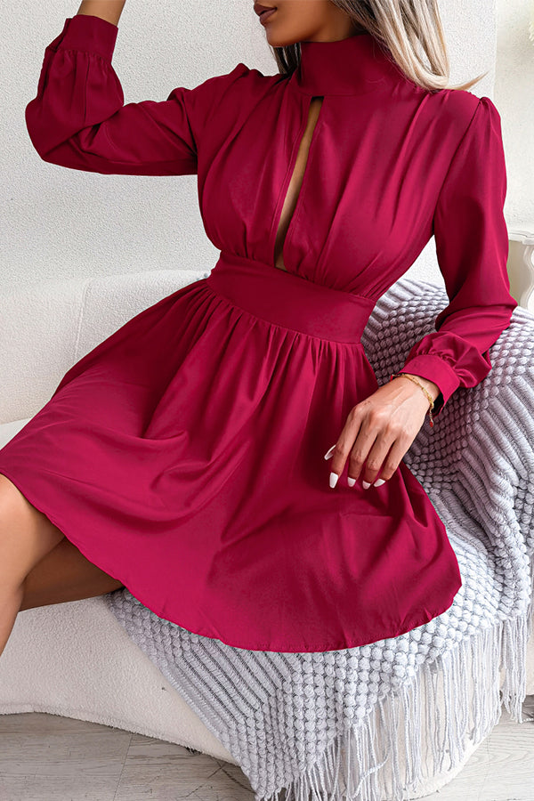 Sexy Cutout A-Line Dress