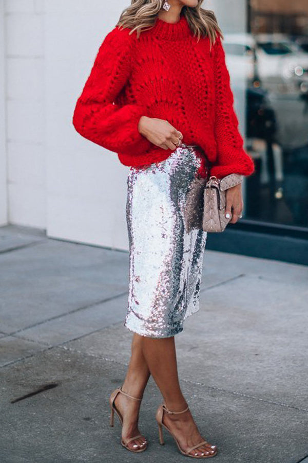 Christmas All-match Sequin Skirt