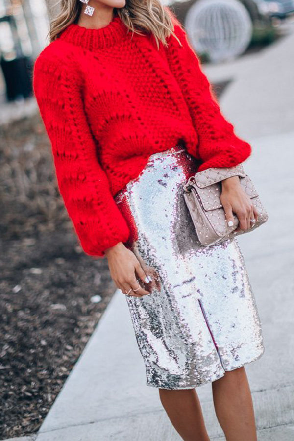 Christmas All-match Sequin Skirt