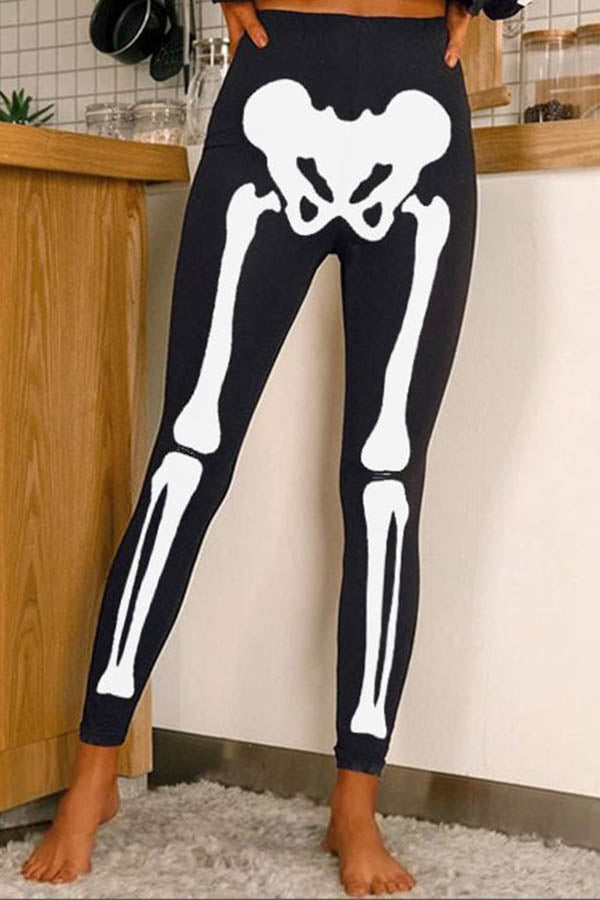 Halloween Exclusive Theme Stretch Hip Lifting Yoga Pants