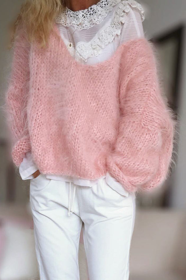 Chic Knitted Pullover Sweater