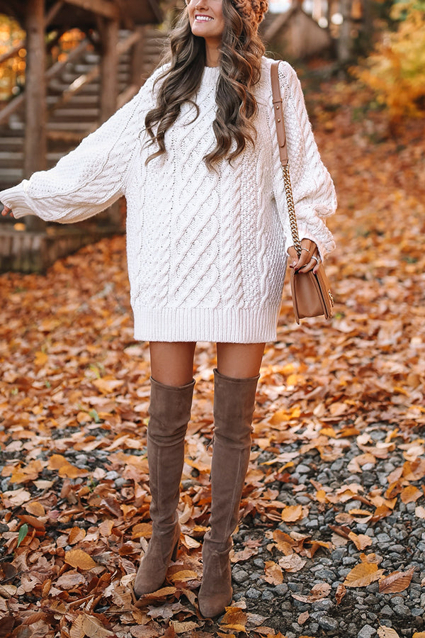 Cute Sweater Dress for Fall