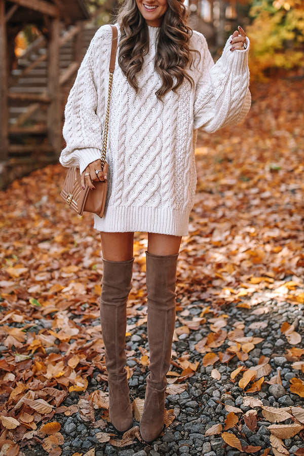 Cute Sweater Dress for Fall