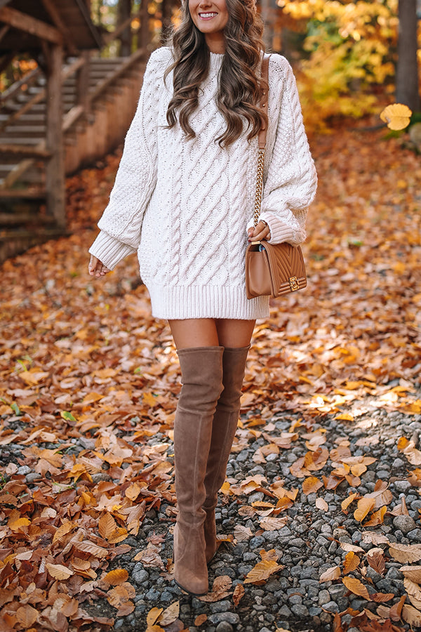 Cute Sweater Dress for Fall