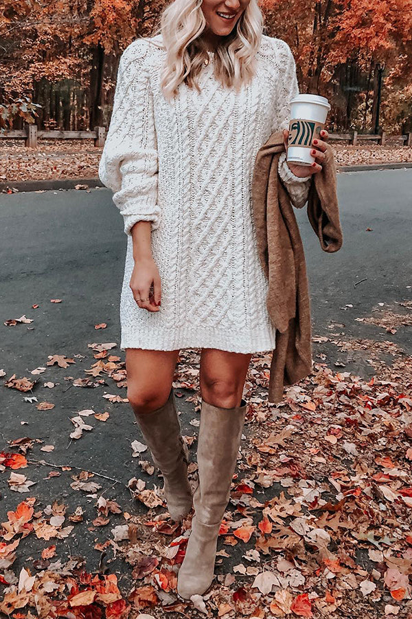 Cute Sweater Dress for Fall