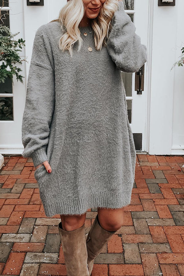 Christmas Soft Sweater Dress 