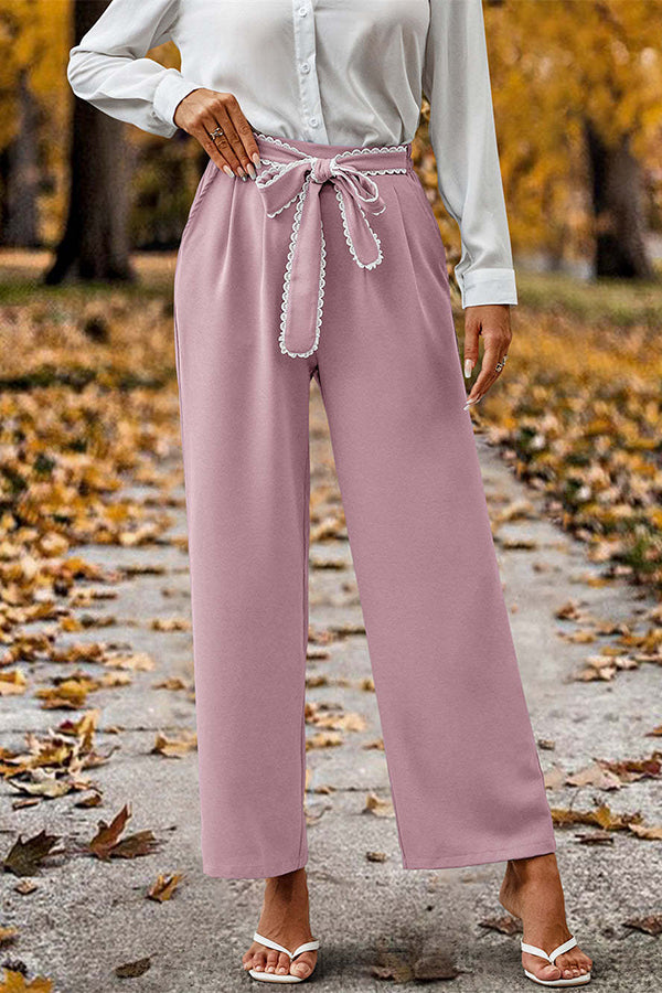 Must-Have Bow Belt Pants for Autumn