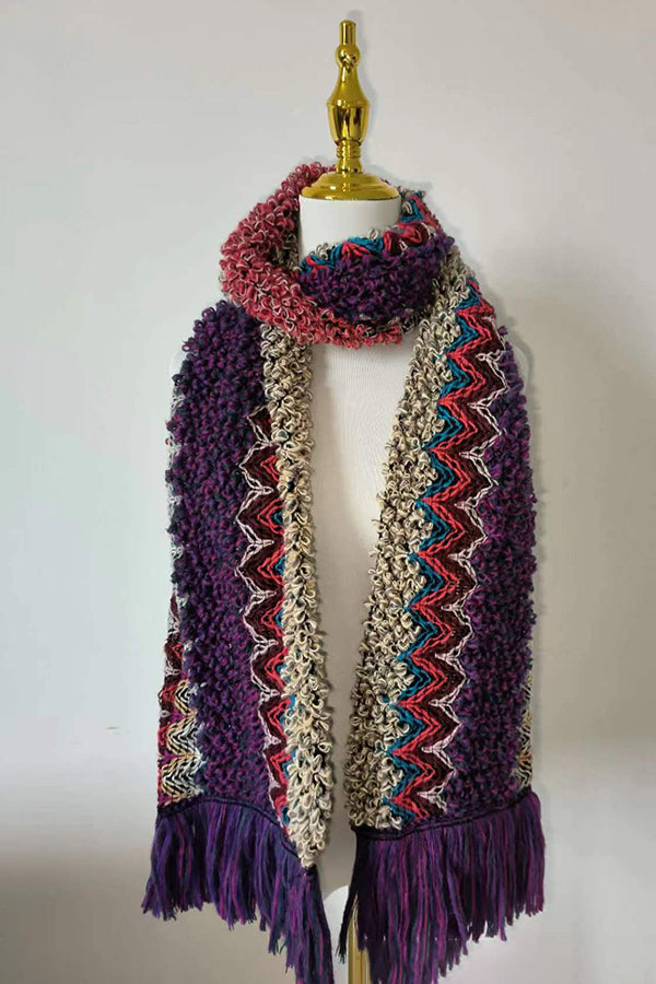 Vintage Soft Warm Retro Comfy Shawl