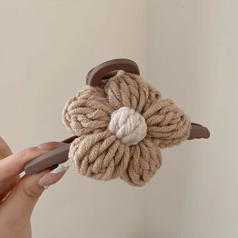 Wool Flower Hair Catcher