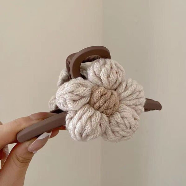 Wool Flower Hair Catcher