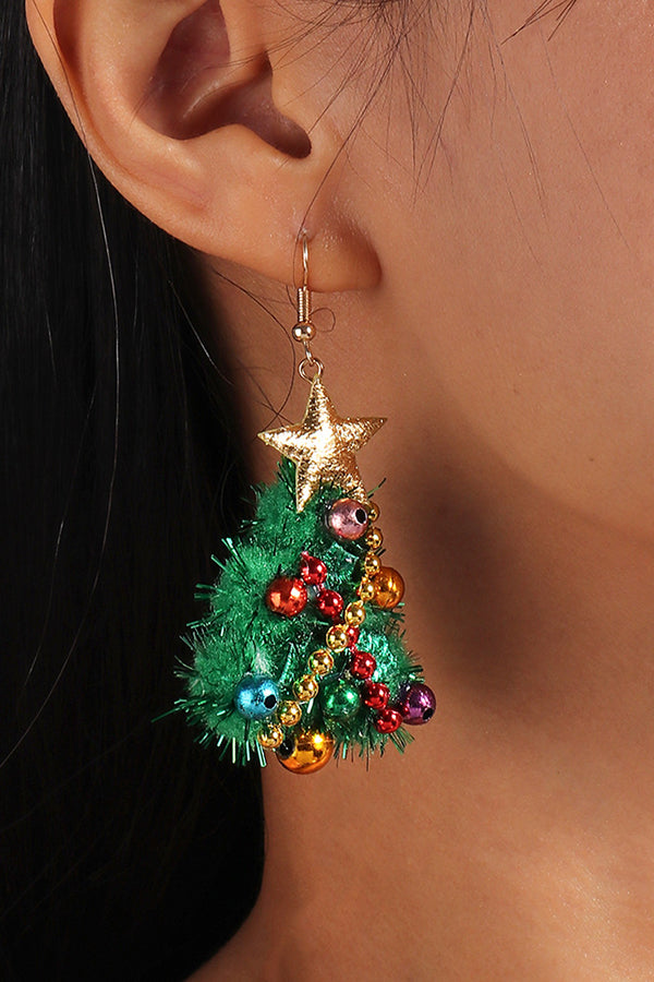 Christmas Tree Personalized Colorful Felt Earrings