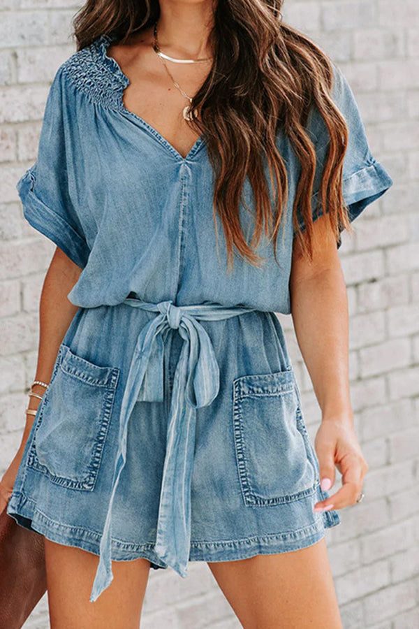 Distressed Loose Jumpsuit