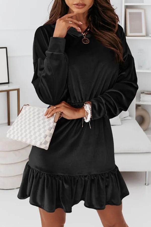 Casual Hooded Dress