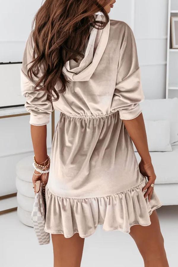 Casual Hooded Dress