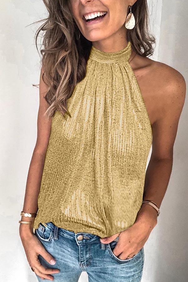 Festive Sequin Top