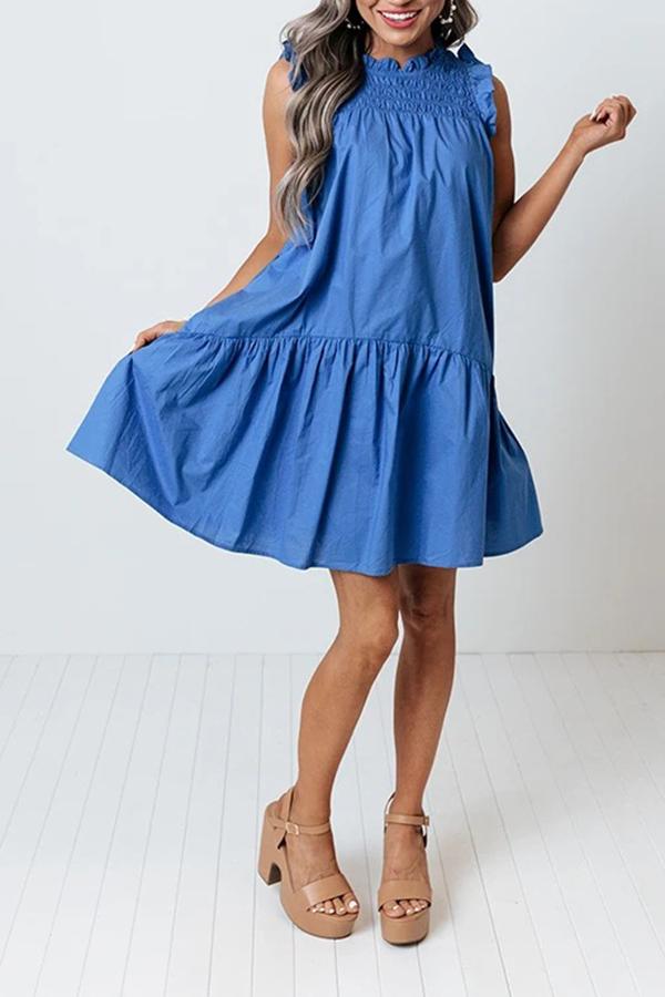 Fashion Loose Ruffle Dress