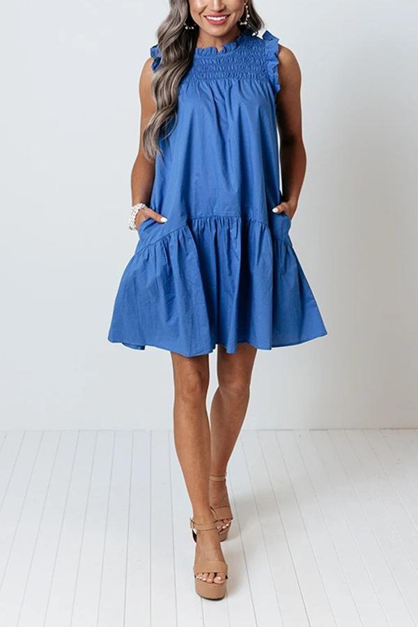 Fashion Loose Ruffle Dress