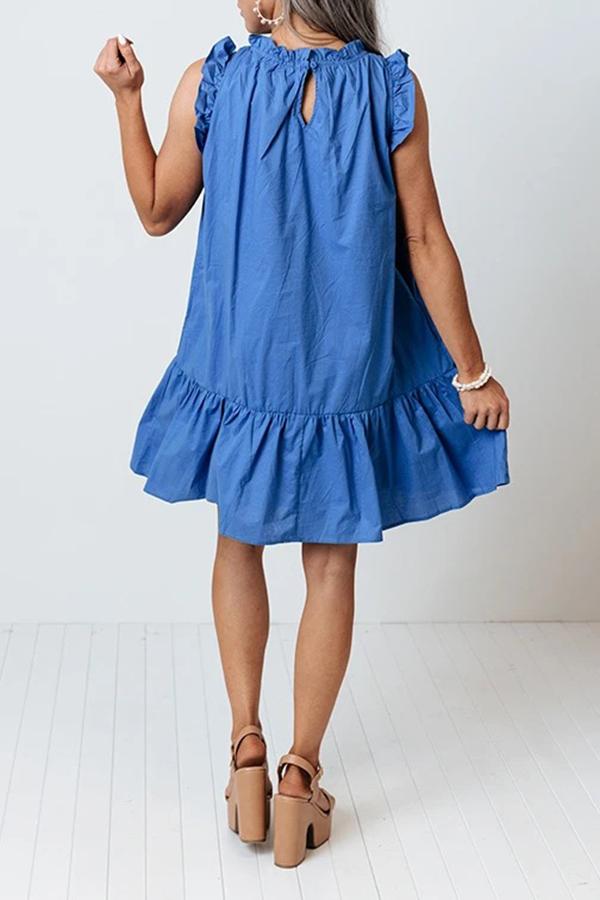 Fashion Loose Ruffle Dress