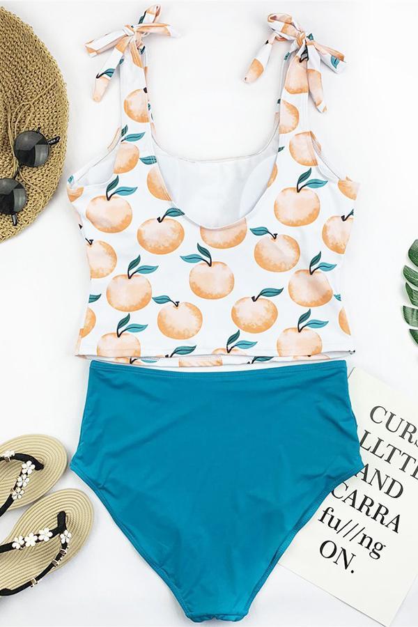 Summer Bikini Print Two-piece Suit Swimsuit