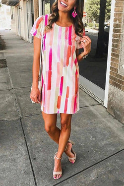 Printed Summer New Multicolor Dress