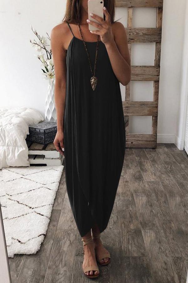 Knit Loose Irregular Dress