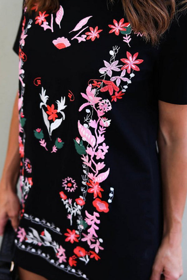 Fashion Printed Slim Dress