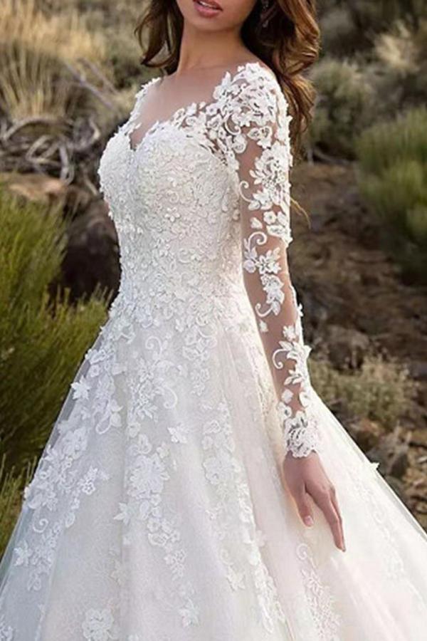 Bridal Wedding Lace Dress