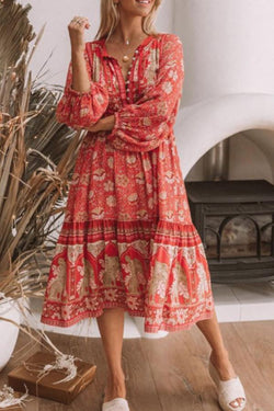 Bohemian Chiffon Beach Casual Dress